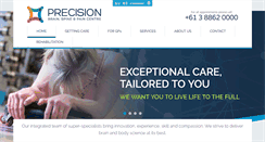 Desktop Screenshot of precisionneurology.com.au